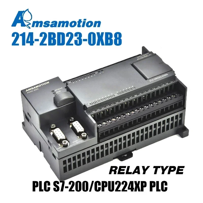 

CPU224XP PLC Programmable Logic Controller Replace For Siemens 214-2BD23-0XB8 220V PLC S7-200 RELAY Output Programming CPU224