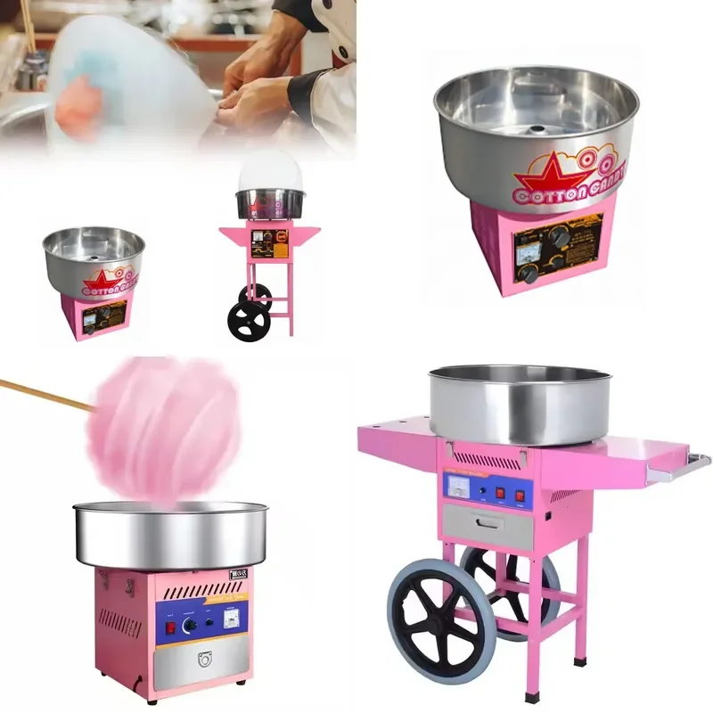 2026 Commercial Removable Candy Floss Machine Candy Machine New Condition Cotton Candy Machine