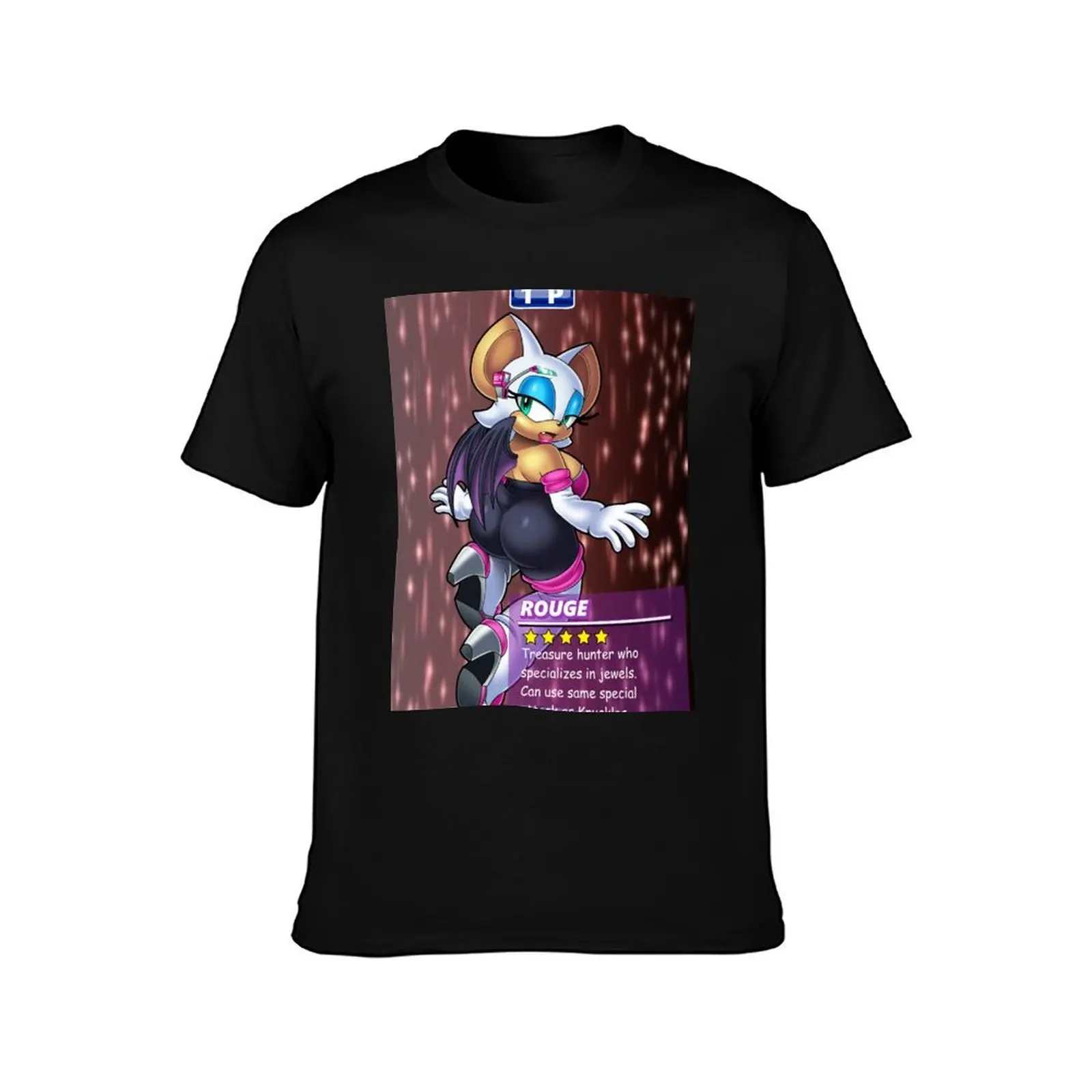 Rouge Character Select T-Shirt Work Short Sleeve Cotton Top
