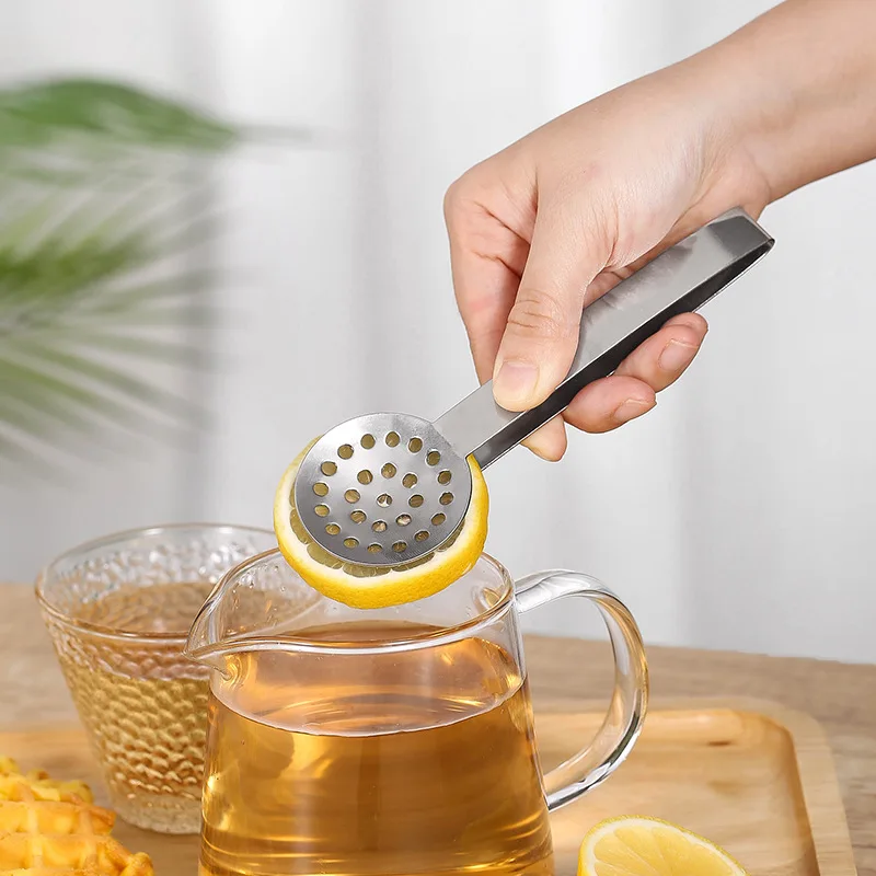 

2Pcs Stainless Steel Tea Bag Holder Small Tongs Multifunction Sugar Cube Ice Cube Clips for Kitchen Snack Clips for Food