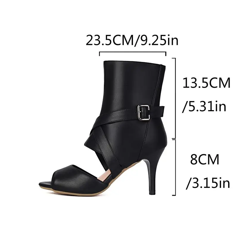 

SIMLOVEYO 2025 Новый дизайн, пикантные женские сандалии с открытым носком, на шпильке, с застежкой-молнией и пряжкой, большие размеры 41 42 43, модная обувь для вечеринок и свиданий