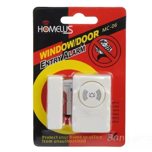 Independant Door and Window Contact for Home Security, Entry Door Alarm Sensor