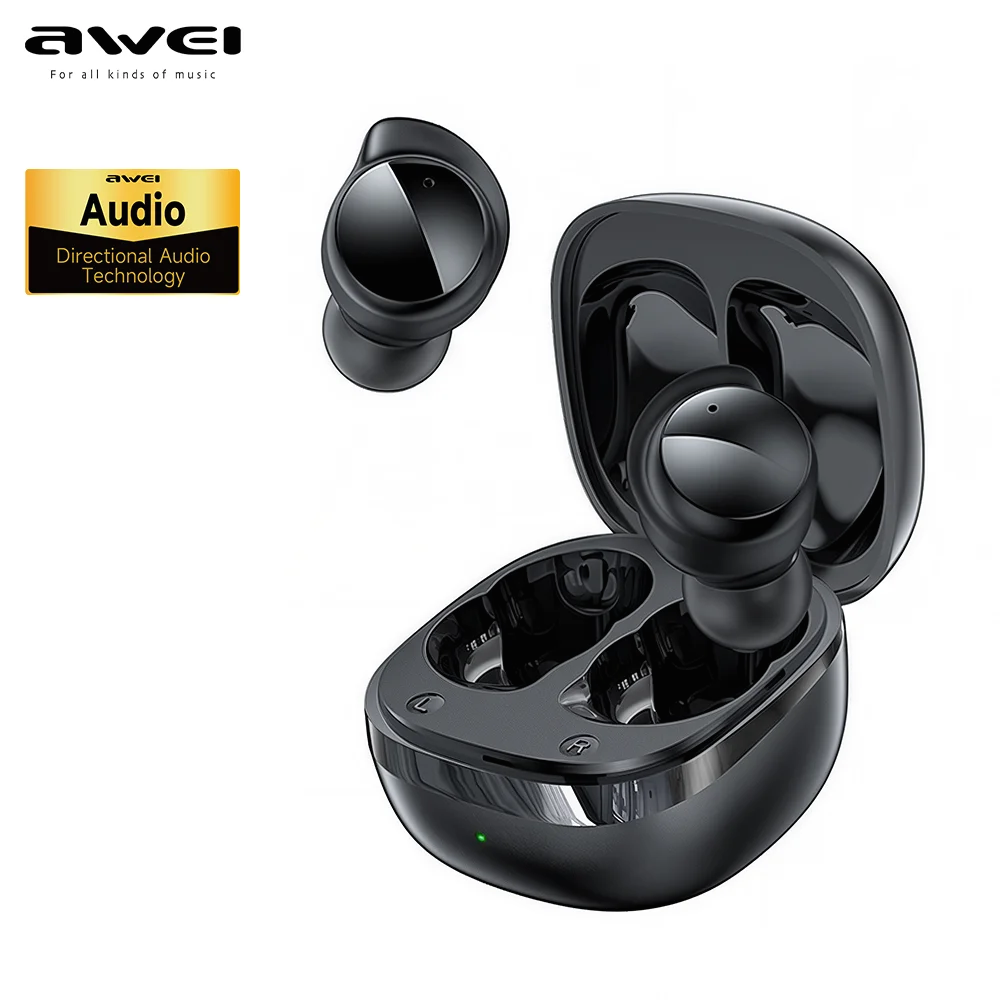 Awei T78 Bluetooth 5.3 Earphones Wireless 3D Stereo TWS Headphones with Microphones Game In-ear Headset Hifi HD Call Earbuds