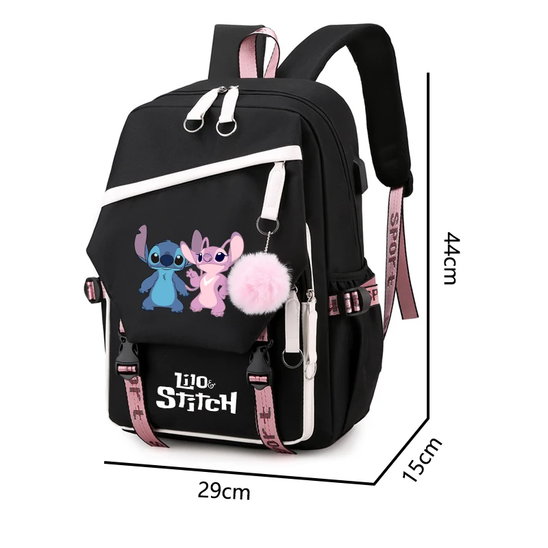 Anime Lilo Stitch Backpack Student Teenager Cartoon Back To School Rucksack Girl Boy Children Cute Knapsack Women Bag Mochilas