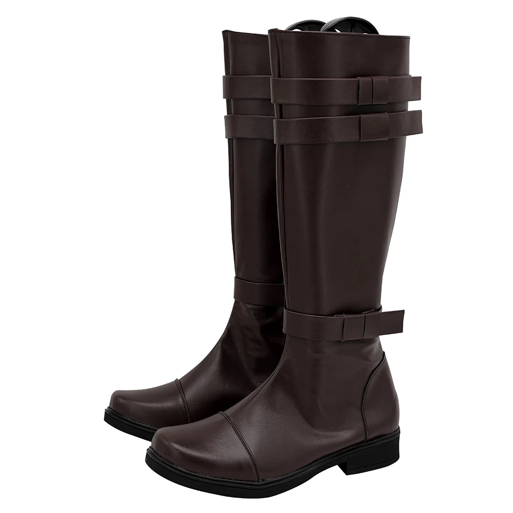 Obi Cosplay Wan Schuhe Dunkelbraune Stiefel Männer Roleplay Fantasia Schuhe Film Space Battle Verkleidung Kostüm Zubehör