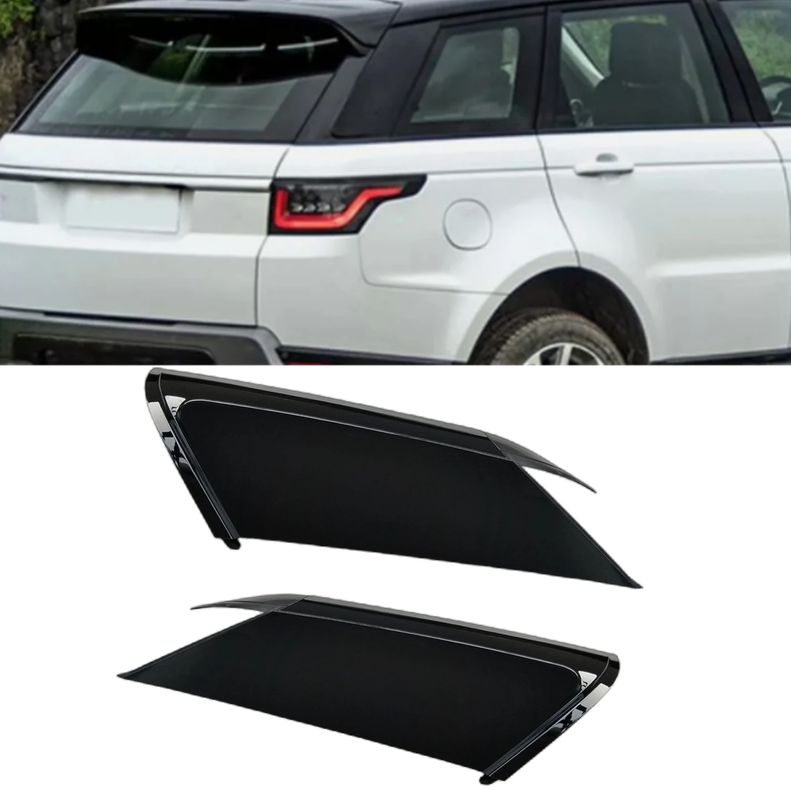 Car Rear D Pillar Panel Finish Molding Trim For Land Rover Range Rover Sport 2014-2022