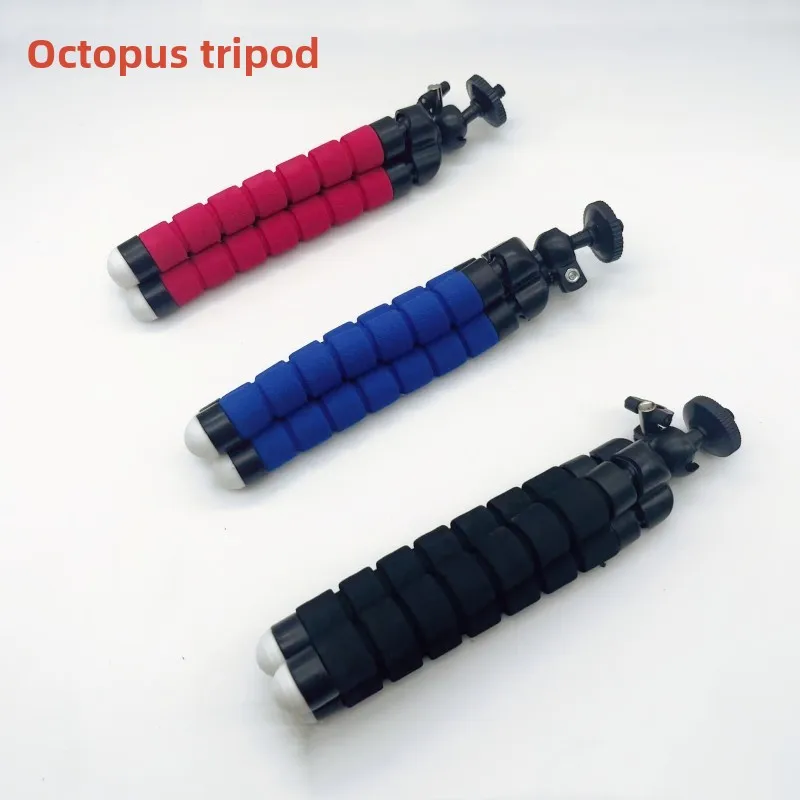 

Universal Flexible Octopus Tripod with 1/4" Thread Sturdy Bendable Legs Tripod for Action Cameras and Mobile Phones