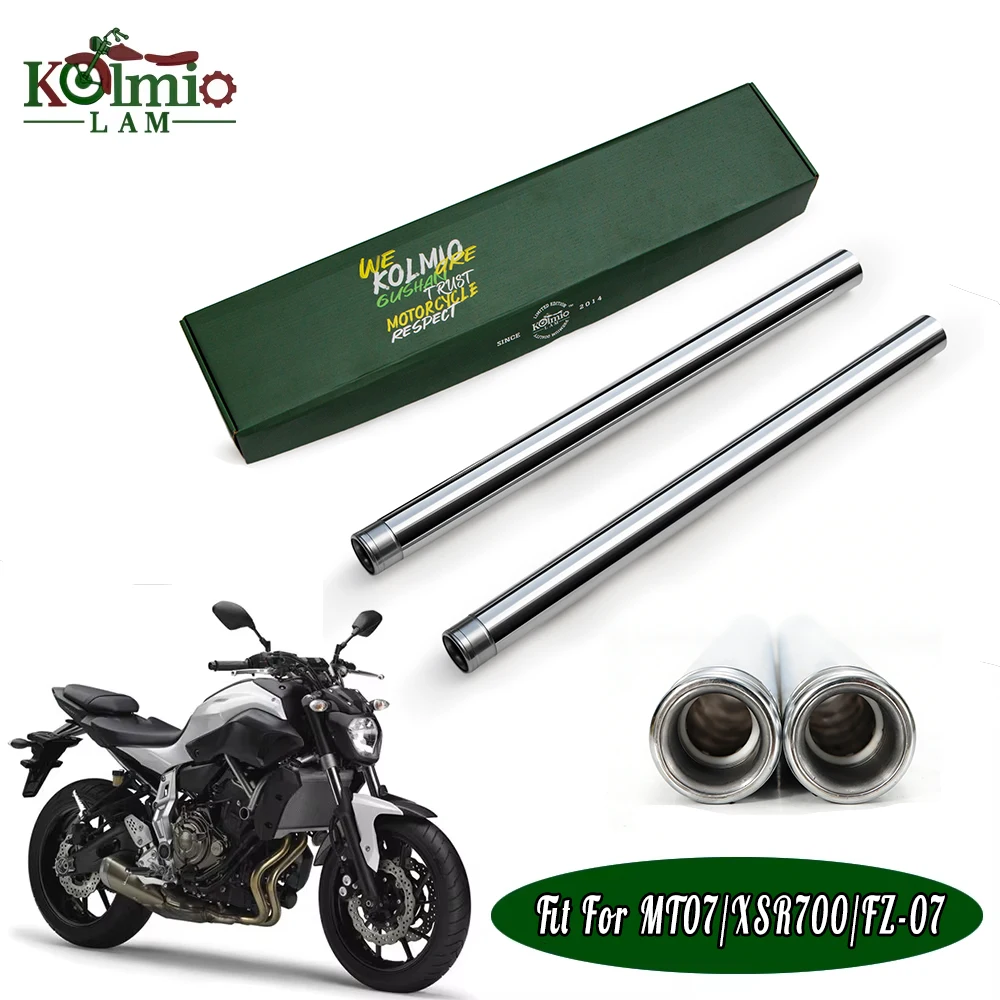 Image of Passend für 2014 - 2024 YAMAHA MT-07 MT07 Motorrad Vorderradgabel-Innengabelrohr-Set FZ07 XSR700 RACER 700 2017 2018 2019 2020