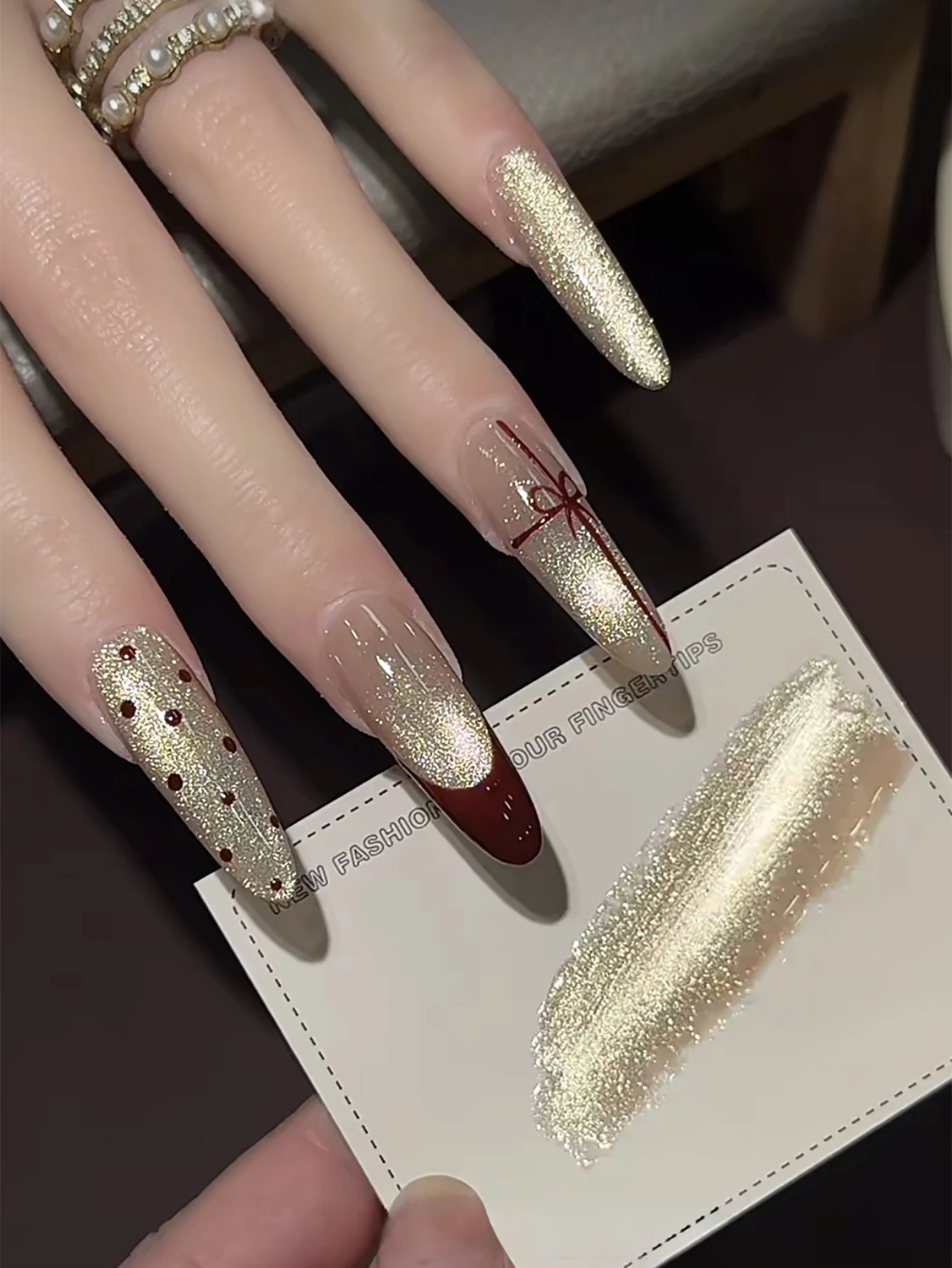 1-24 szt. ZH Wiosenne Letnie Paznokcie Czerwony Szampański Złoty Kocie Oko Żelowy Lakier do Paznokci Uniwersalny Popularny Wybielający Lakier do Paznokci