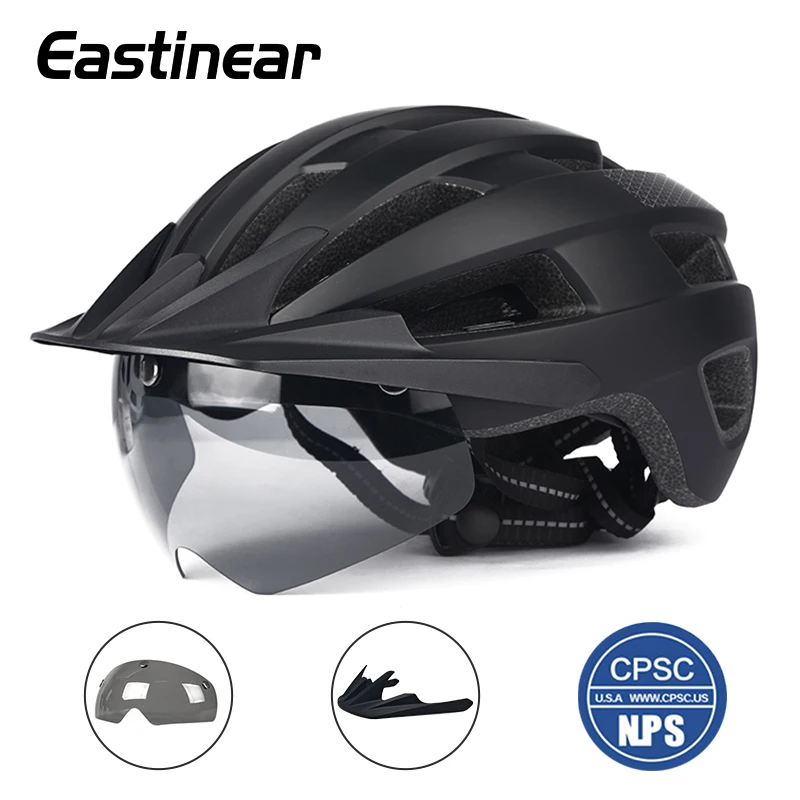 Eastinear New Outdoor Road Bike Helmet Men\'s Women\'s Adjustable Cycling Helmet Protection Head Safety Bicycle Safety Helmet