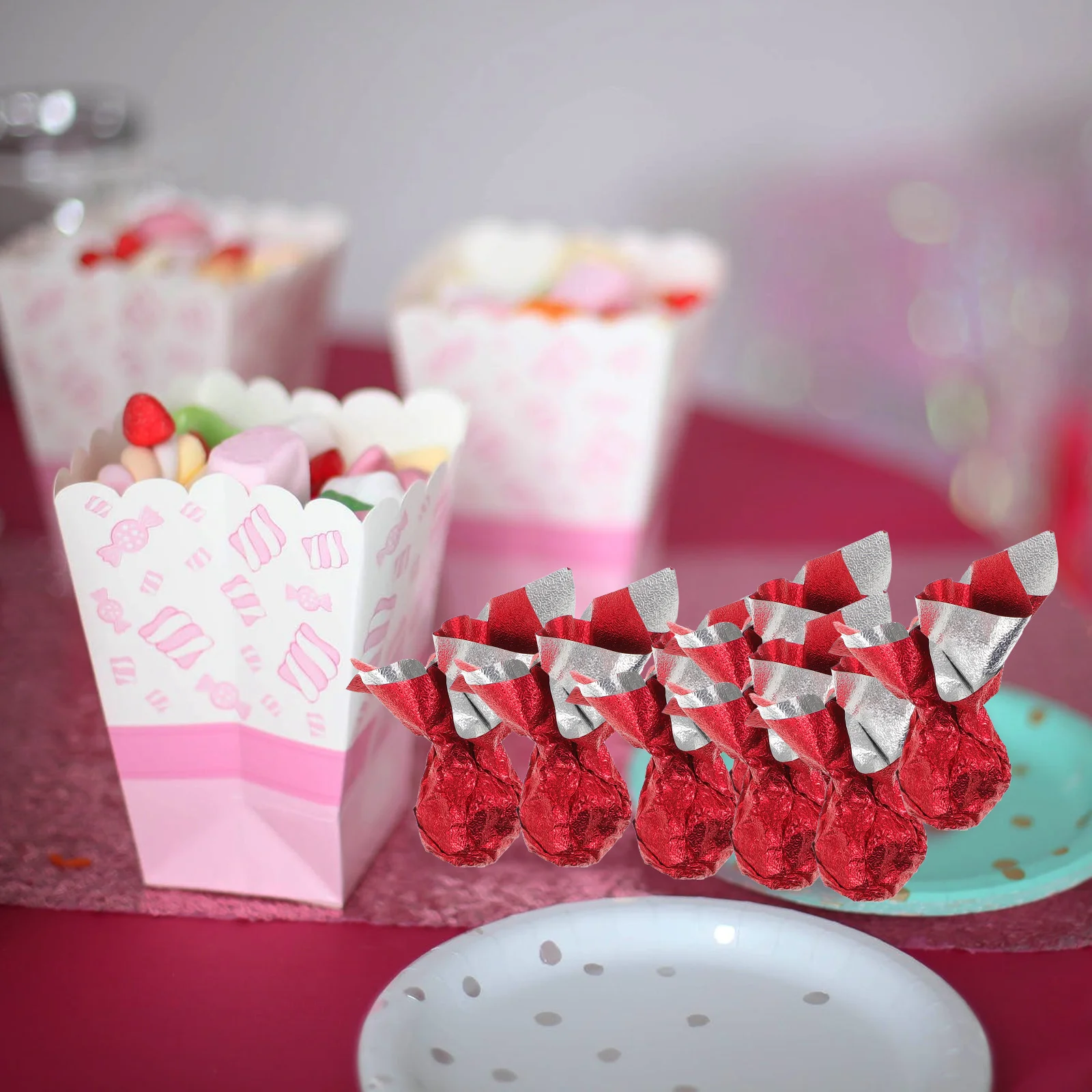 300 Hojas de Papel de Aluminio para Envolver Chocolate, Dulces y Golosinas Caseras, Caramelos, Turrón, Almacenamiento de Snacks