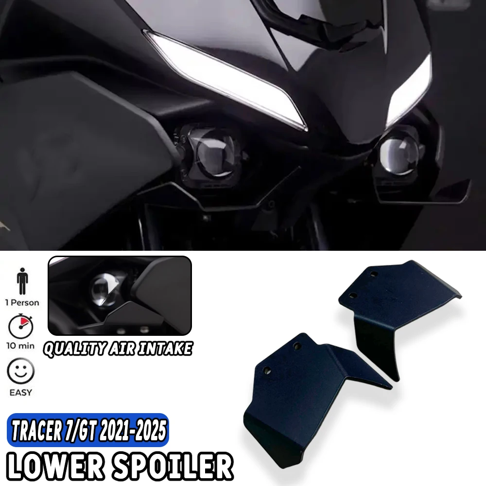 

For Yamaha TRACER 7GT 2021-2023 2024 2025 Extension Cover Winglet Fairing Spoiler Tracer 7 Accessories Aluminum Winglet Spoiler