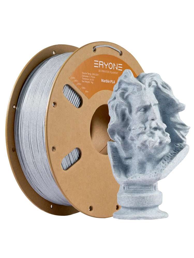 Eryone PLA Marble Color 3KG Premium Filament do druku 3D, 1KG/Szpula, Wielka wyprzedaż 1/3/5/10kg filamentu PLA w kolorze marmurkowym — zdjęcie produktu 7