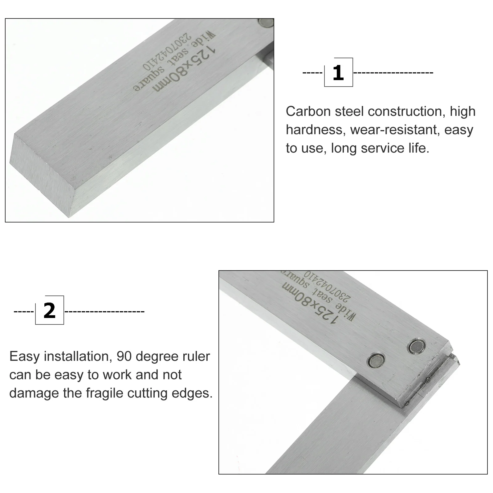 

90 Degree Carbon Steel Carpenter Woodworking Multi-Function Measuring Tool For Cabinet Assembly Right Angle Clamp Framing