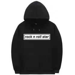 Rock N Roll Star Oasis Band Tribute In The 90s Print Hoodie Men's Vintage Loose Sweatshirt Men Women Fashion Oversized Hoodies