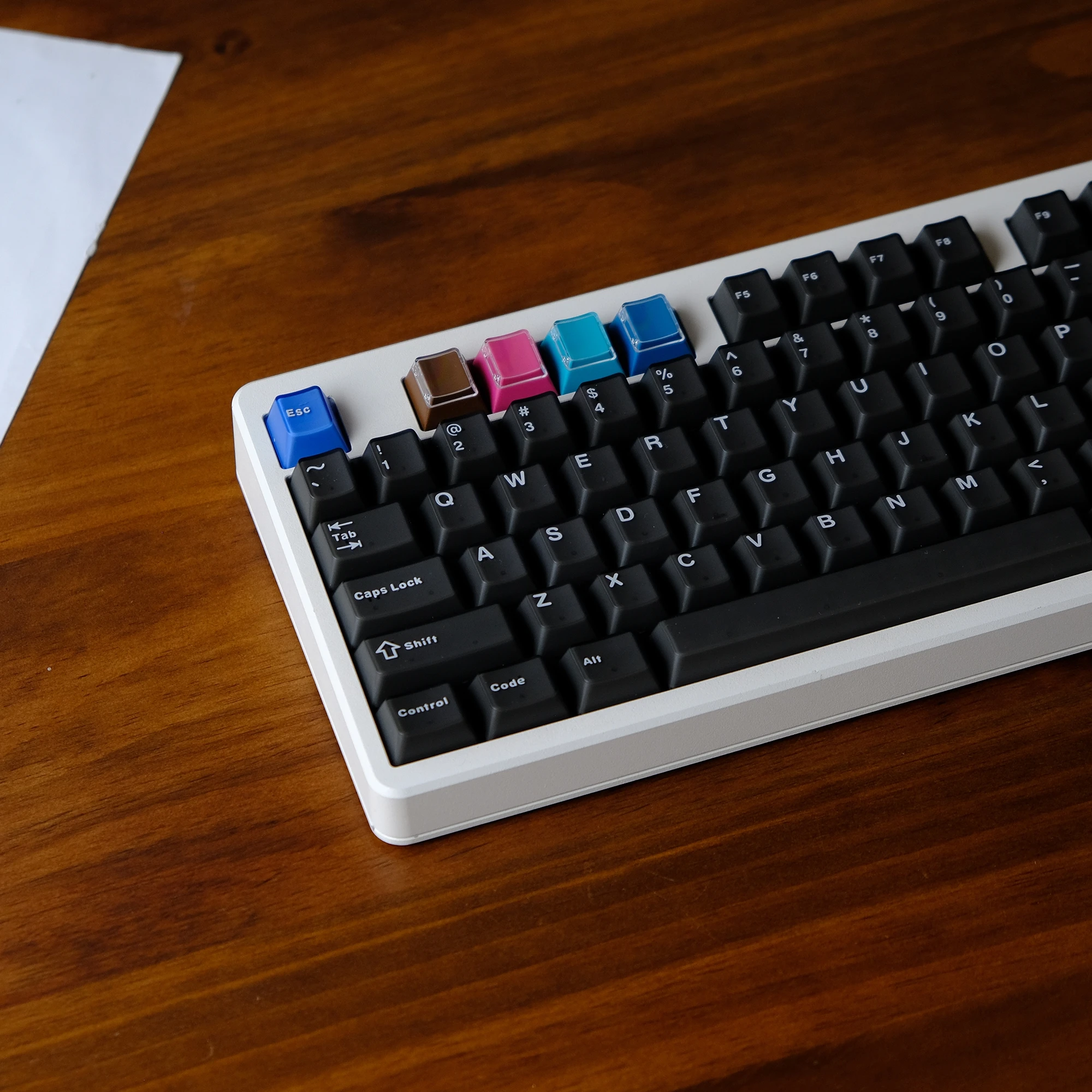 Aifei ABS Keycaps Translucent Neon Double Shot Cherry Height for Mechanical Keyboard Game PC