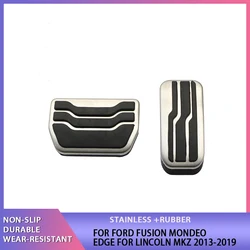 Car Pedals Cap Clutch Accelerator Brake Cover for Ford Fusion Mondeo Edge for Lincoln MKZ 2013-2019 Accessories