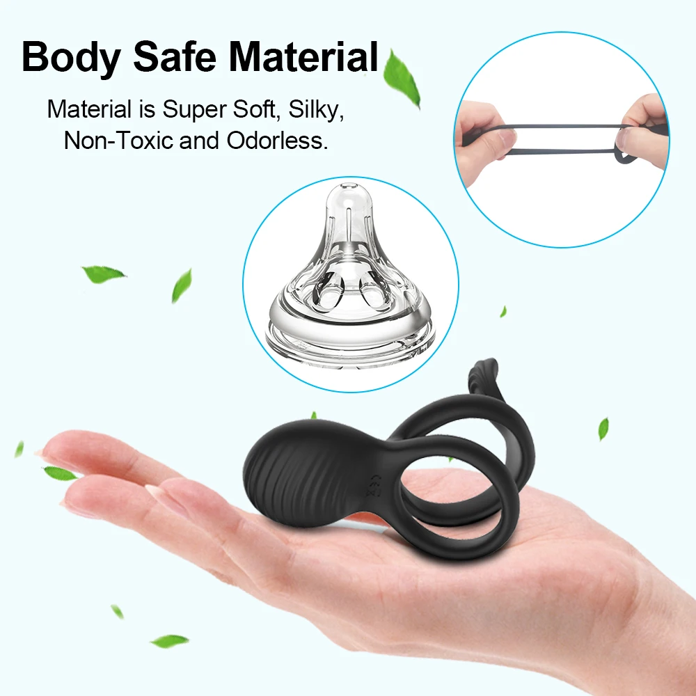 Wireless Remote Control Penis Vibrating Ring Vibrator Sex Toys For Men Couple Cock Rings Cockring Retardant Ejaculation Delay