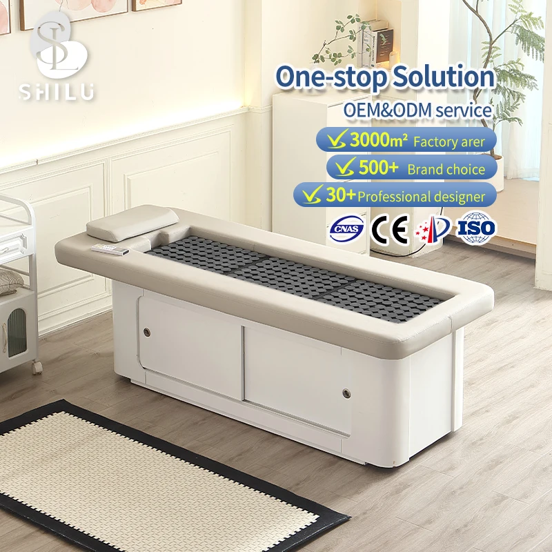 Modern Luxury Salon Furniture Smokeless Moxibustion Massage Table for Living Room Hotel or Bedroom