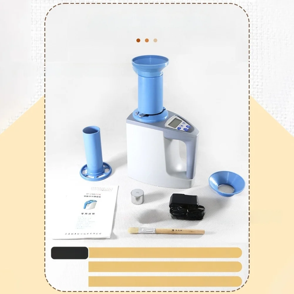Grain Moisture Tester LDS2G for 35 Types Coffee Beans Cocoa Beans Measures Moisture Bulk Density Weight Temperature