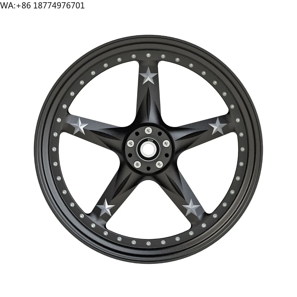 Black Aluminum Alloy Wheel Rim Accessories for Harley 09-later for Road-King Road Glide Street Glide Front & Rear Wheels