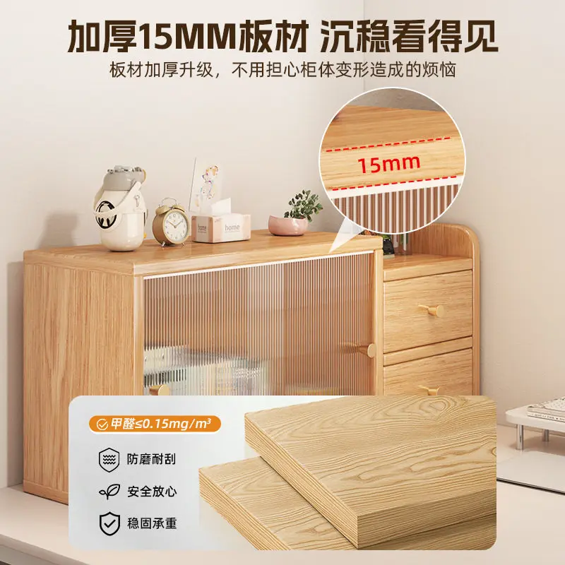 Bay Window Storage Cabinet Small Side Cabinet Organizer for Balcony Bedroom Window Sill Space‑Saving Side Storage Rack Furniture