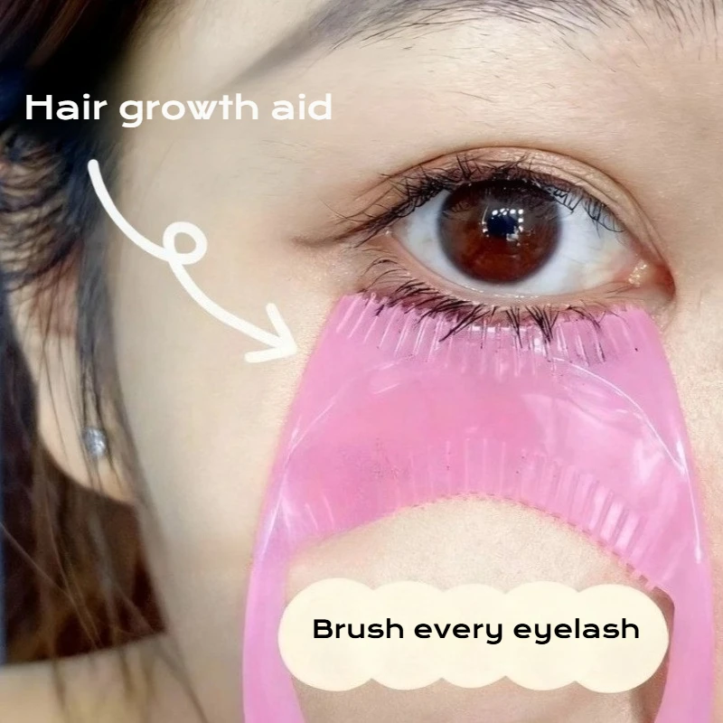 3 في 1 أدوات رمش ماكياج ماسكارا درع الحرس بكرة الشعر قضيب مشط دليل بطاقة ماكياج أداة 3 ألوان الجمال أداة التجميل #2