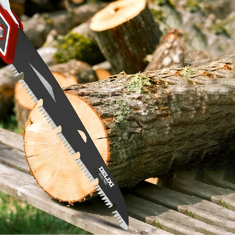 Folding Pruning Saw,Alloy Steel Sharp Triple Bevel Teeth Blade,One-Click Lock Portable Hand Saw for Tree TrimmingDELIXI ELECTRIC