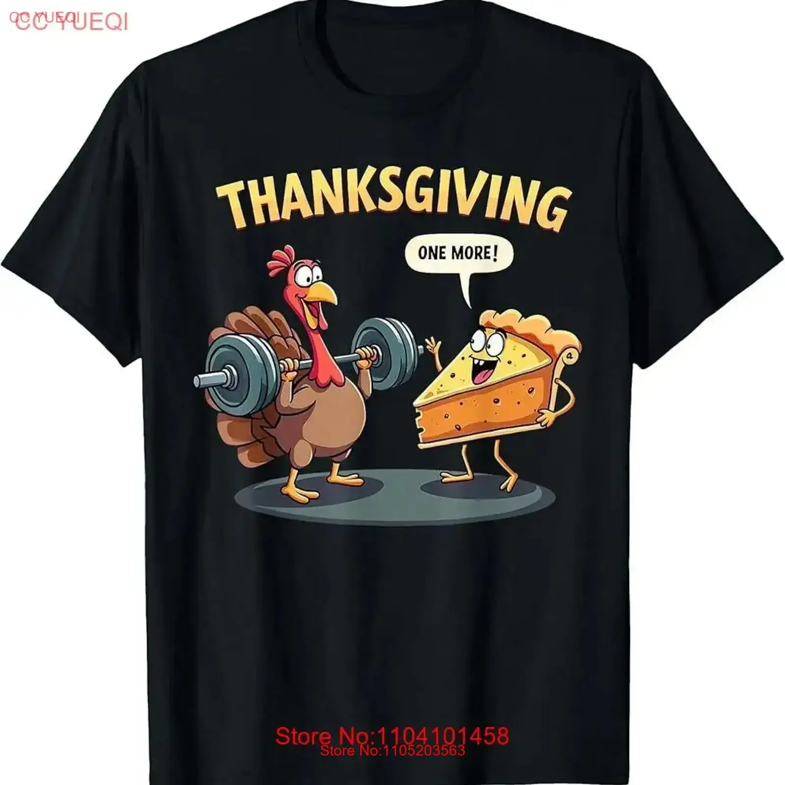 Thanksgiving Workout One More Pumpkin Pie and Turkey Gym T Shirt vintage Washed streetwear Stretched Top For Everyday Wear