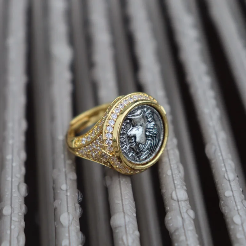 

Дизайнерское роскошное позолоченное фигурное кольцо со стразами, женское кольцо, модное высококачественное женское кольцо в дворцовом стиле, роскошное женское кольцо с драгоценным камнем