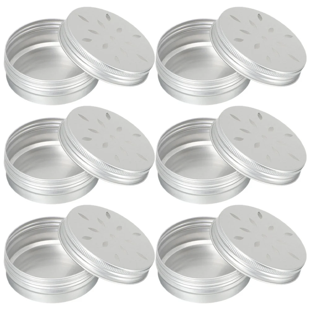 6 Pcs Dog Training Scent Box Metal Tins with Lids Odor Case Container 680X680X350CM Nose Tool for Agility Tools Boxes Work