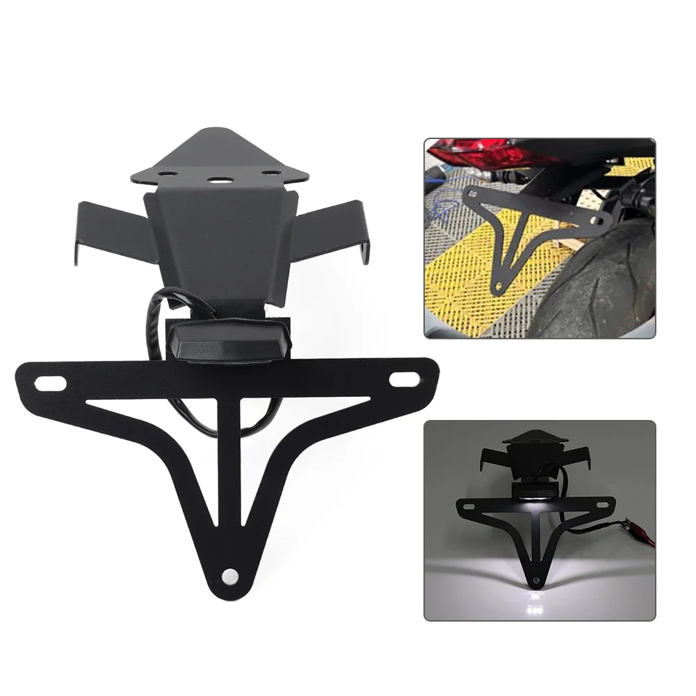 Motorcycle Rear Tail Tidy License Plate Holder Eliminator For Street Triple 765RS 2020 2021 2022