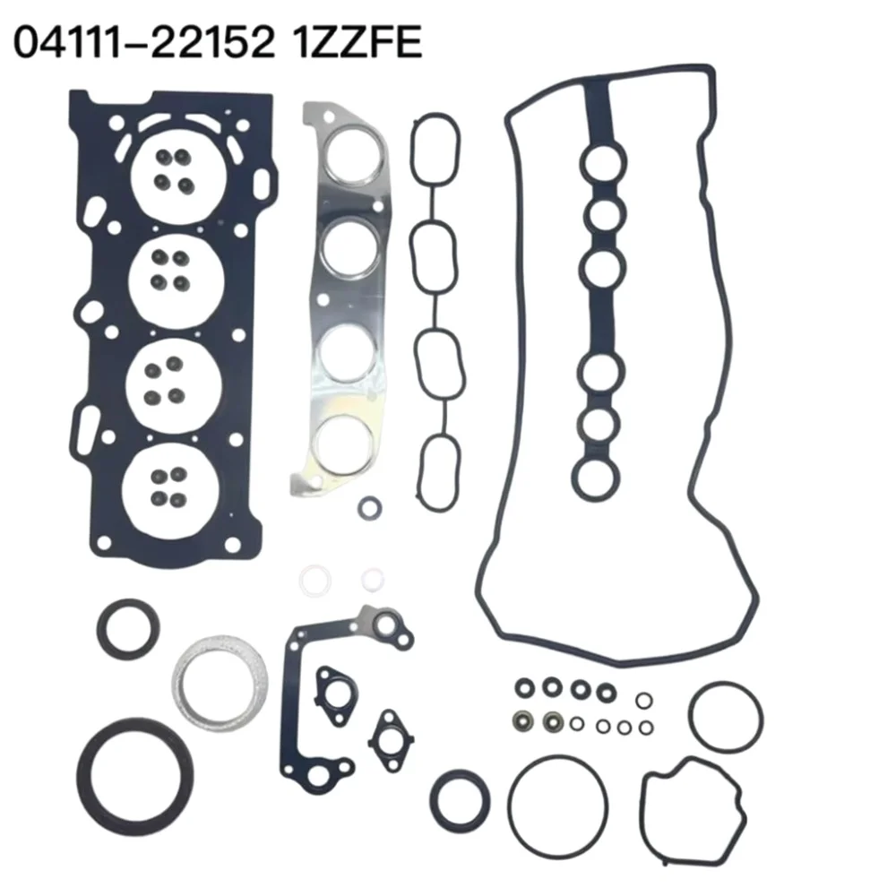 Engine Overhaul Gasket Kit for TOYOTA 1ZZ-FE Engine 04111-22152 04111-22050 for Corolla 1997-2002