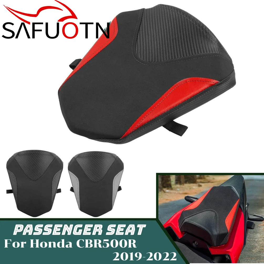 CBR500R Rear Passenger Seat For Honda CBR 500R 500 R 2019-2023 2021 2022 Motorcycle Artificial Leather Seat Cowl Cover Parts