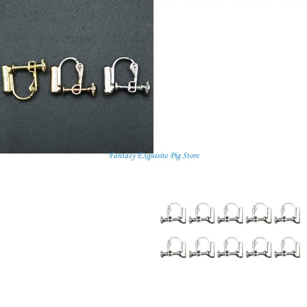 

Легко регулируемый адаптер для зажима для ушей с серебряной отделкой для различных стилей ювелирных изделий