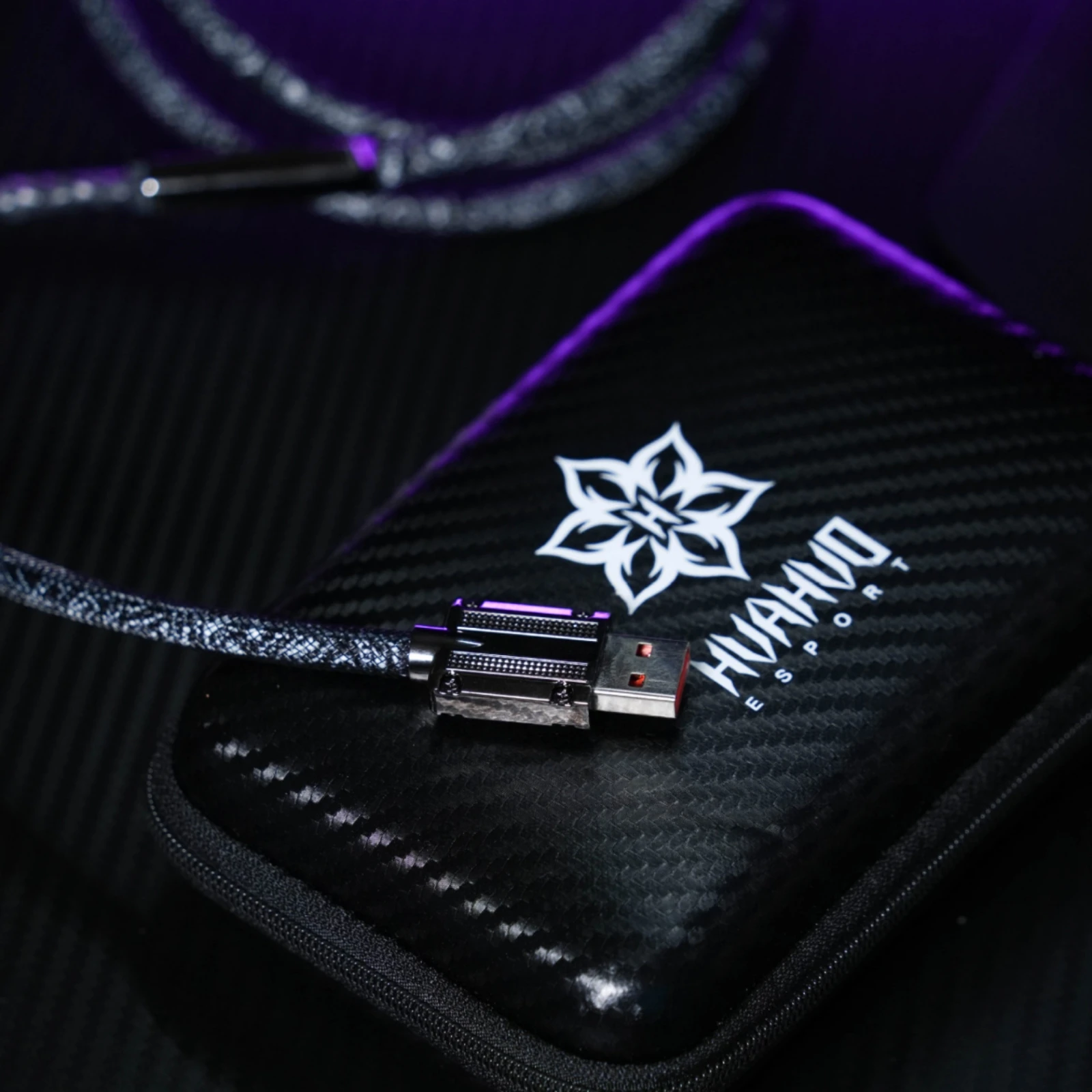 Keyboard Cable with Detachable Metal Aviator Flexible Keyboard Cable with Aviator Connector Space-Saving Secure for Gamers