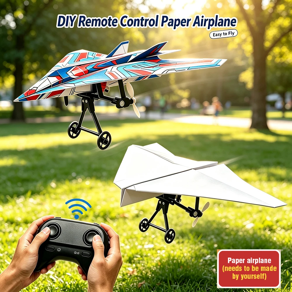 Diy Electronics India - DIY Remote Control Paper Airplane Electric