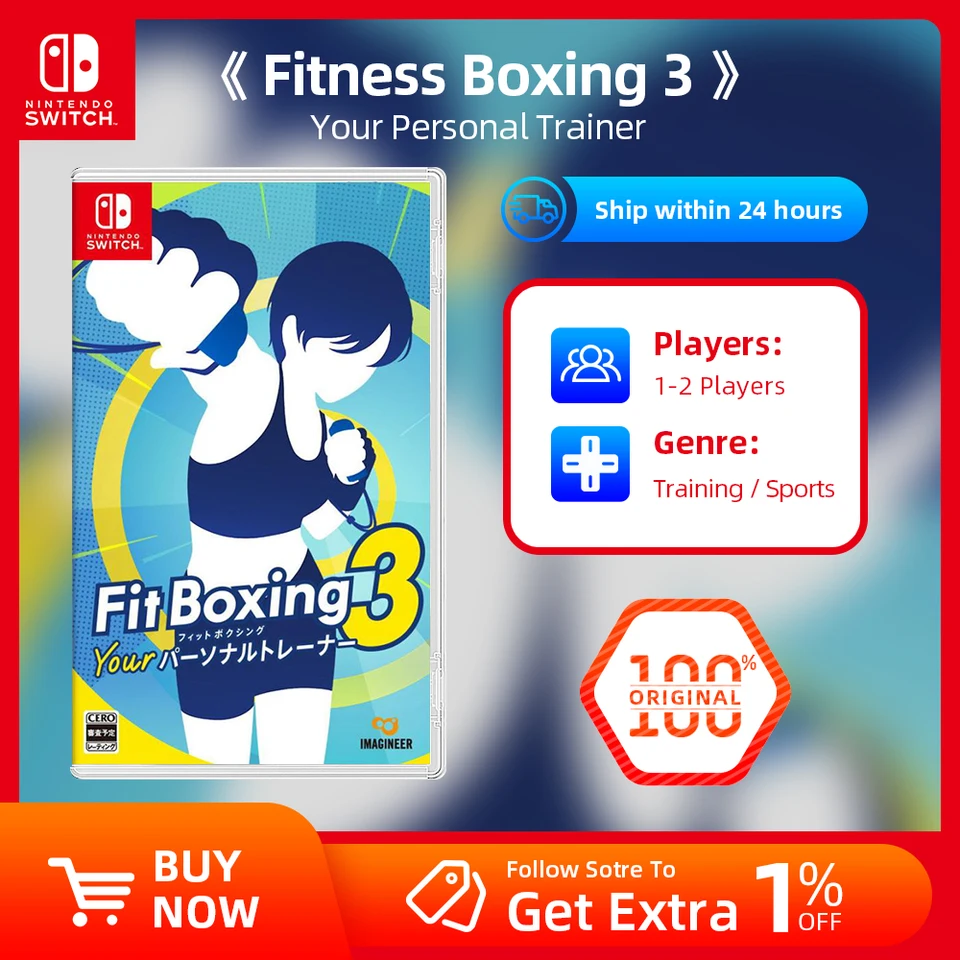 即発送☆NintendoSwitch 任天堂スイッチ Game Fitness Boxing feat. Hatsune Miku: Isshoni Exercise Nintendo