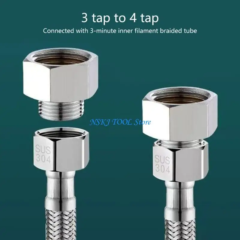 L8RC الصلب المحول ملولب الصدأ موصل أنابيب الماء المقاومة لمشاريع السباكة #5