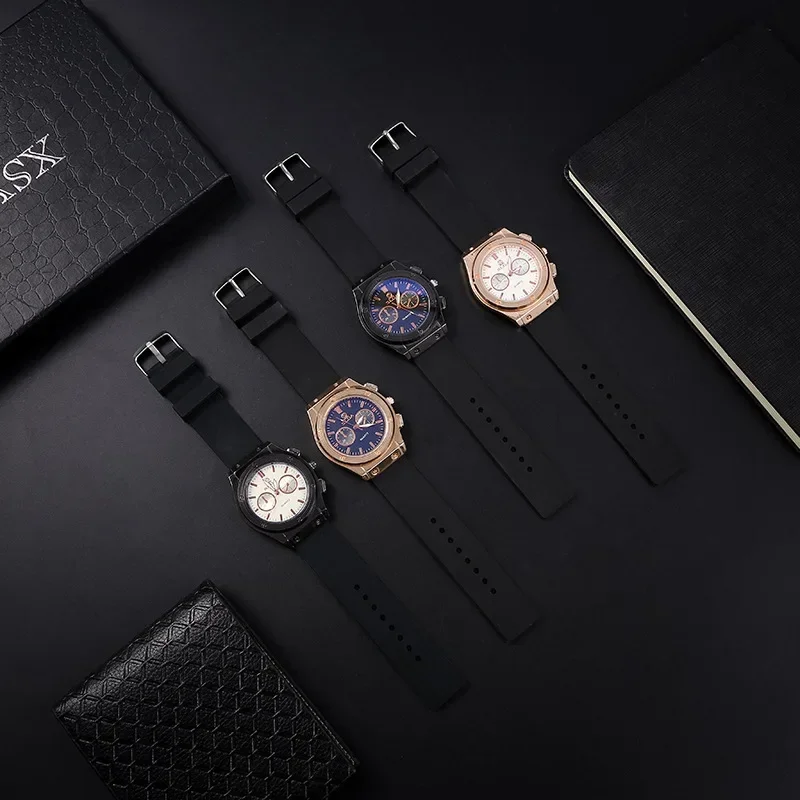 New Men Quartz Watch Fashion Simple Business Belt Retro Watch for Men Watch Student Wristwatch Sports