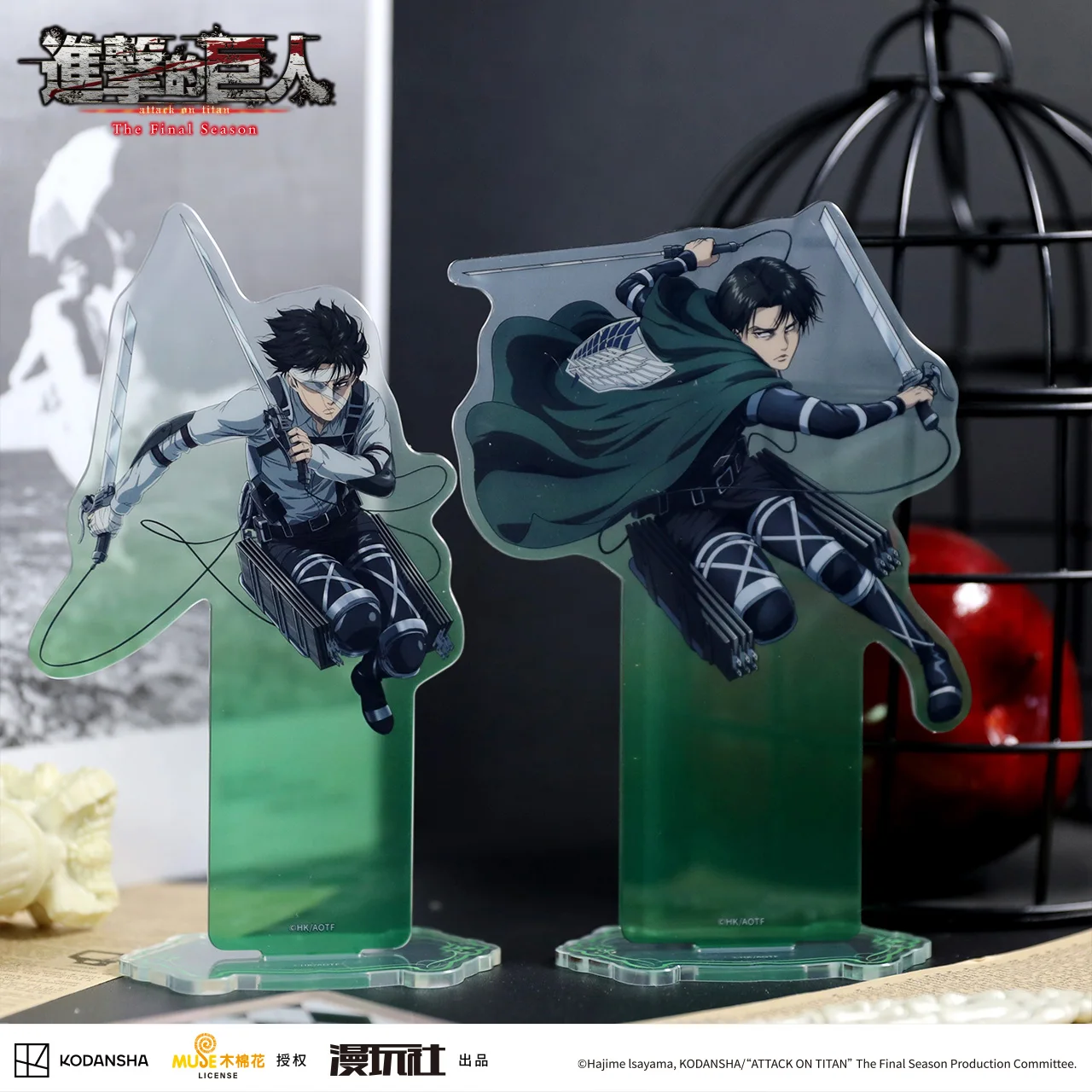 Attack on Titan S4 The Final Season Rival Ackerman China Official Authorization Acrylic Standing Plates