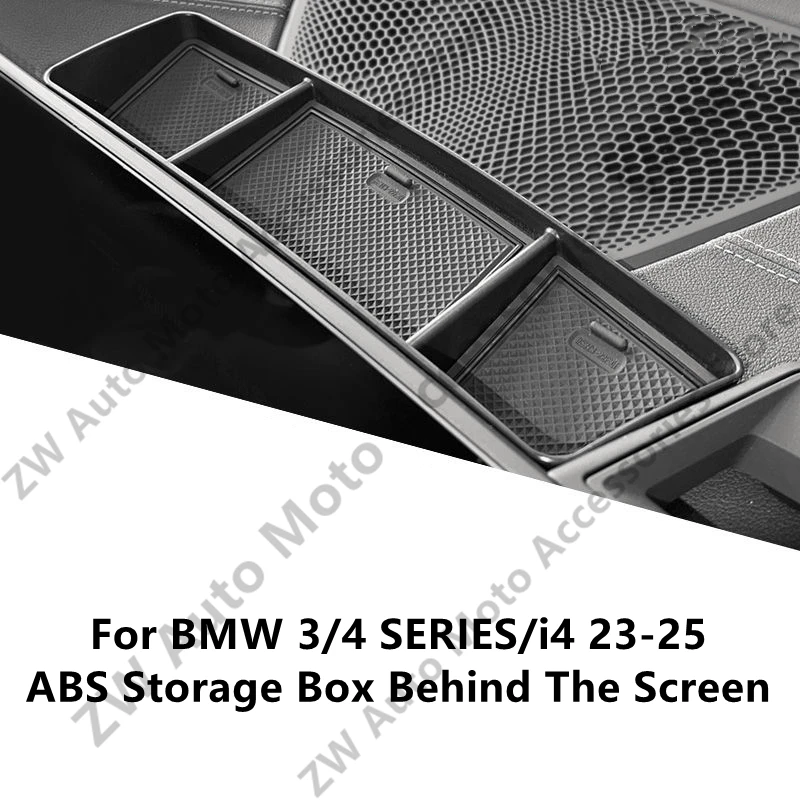 For BMW 3/4 SERIES/i4 23-25 G20 G21 ABS Storage Box Behind The Screen,Interior supplies,Automotive Decoration Modification Parts