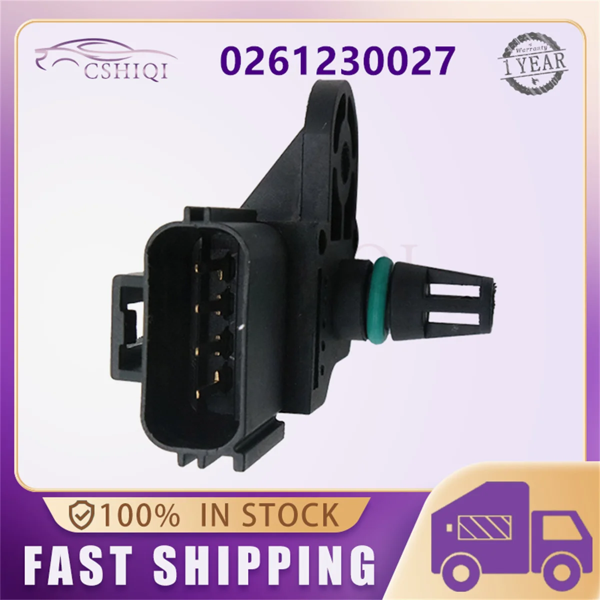 Sensor de presión del colector de admisión de aire MAP 0261230027 para Ford Fiesta KA Escort Focus Courier Ecosport Bantam Falcon Territory