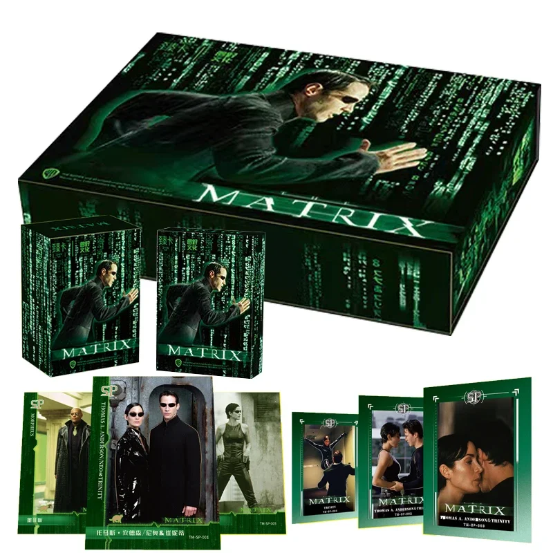 

The Matrix Collection Cards Booster Box Movie Character Trinity Neo Exquisite Peripheral Rare Game Card Hobby Toy Kids Xmas Gift