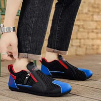 Mocassins pour hommes, chaussures de course respirantes pour hommes, baskets légères en maille à semelle souple, baskets décontractées sportives, chaussures d'été tendance 6