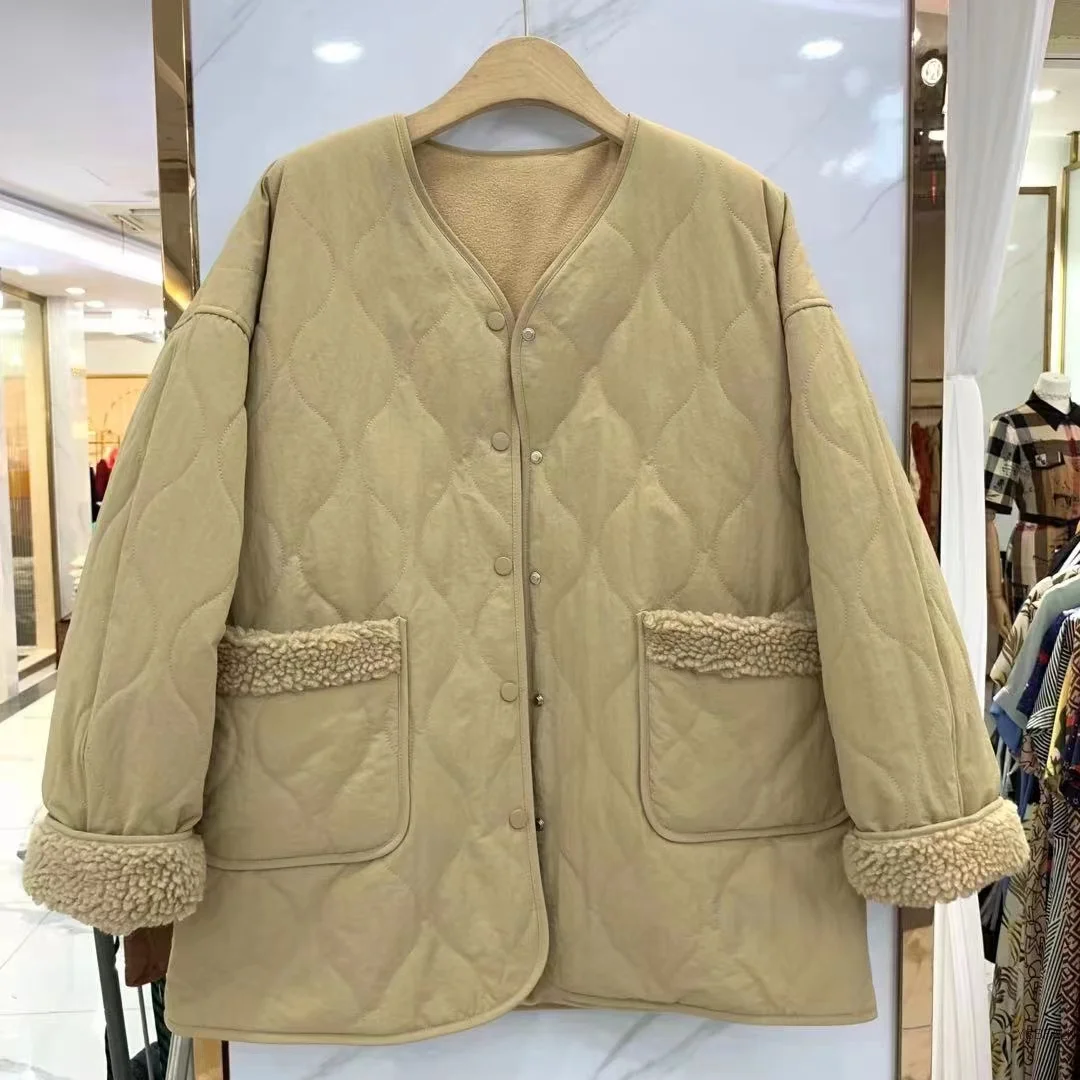 Giacca invernale moda donna Outwear giacche Casual Solid TopsAll-MatchSimple Fresh Stylish Warm Women Coat cappotti larghi addensati