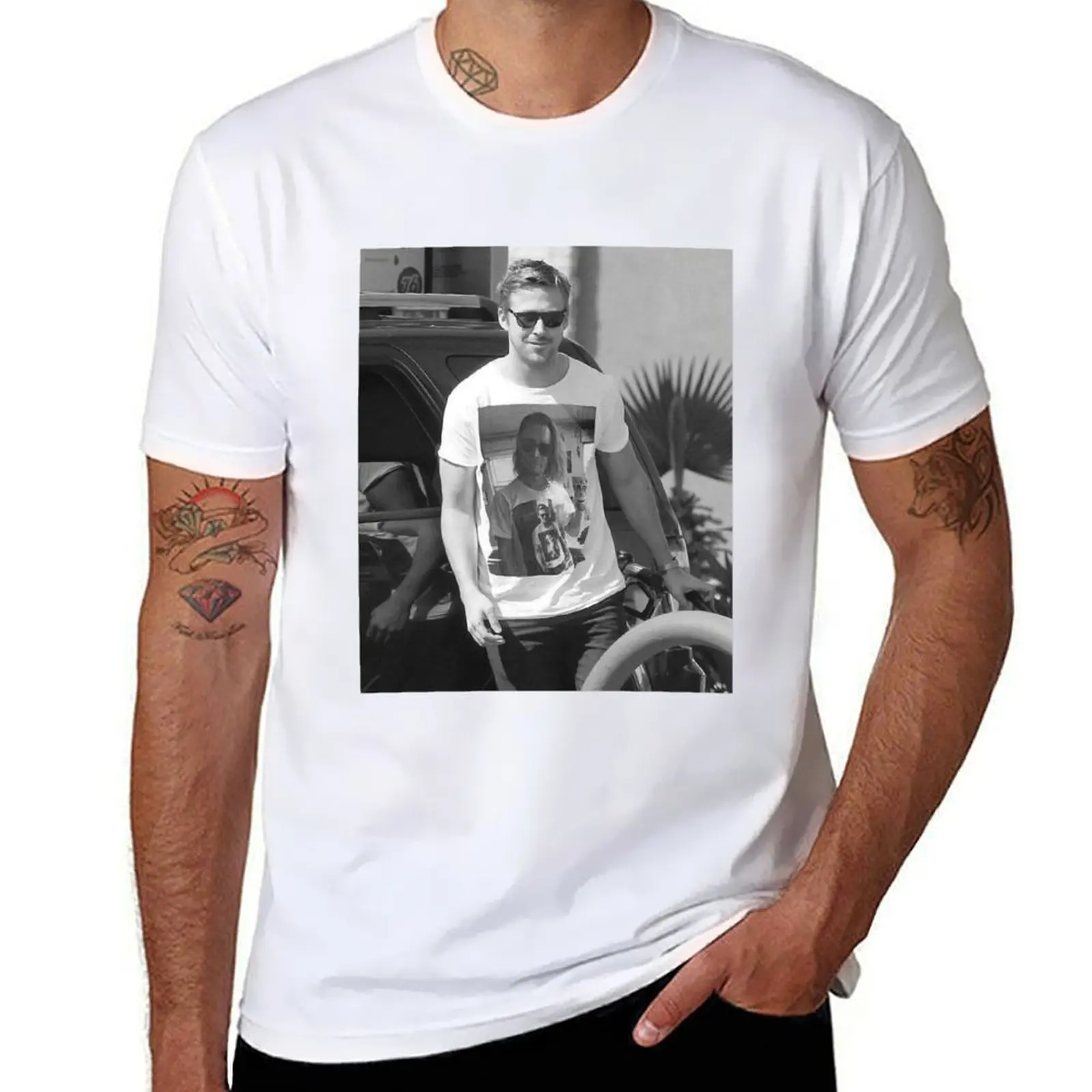 

Футболка Ryan Gosling/Macaulay Culkin, футболка с аниме, мужская простая футболка