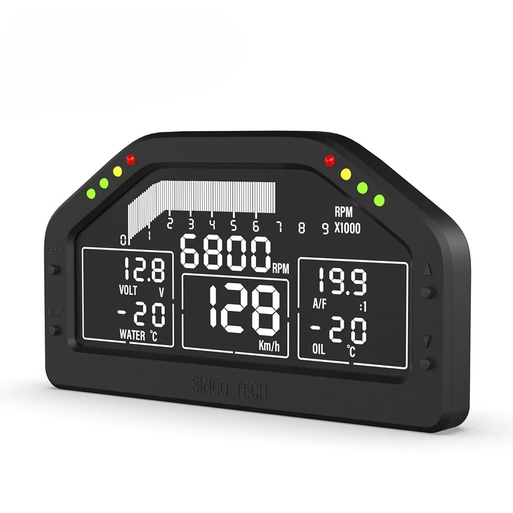 Multifunctional digital display combination LCD instrument (simple version of black and white screen 7-color backlight) DO925