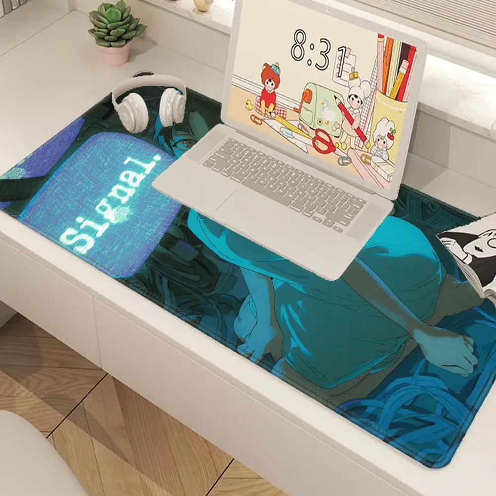 Experimentos da série lain mouse pad grande gaming mousepad impressão hd teclado almofada de mesa do computador portátil iwakura lain mouse mat
