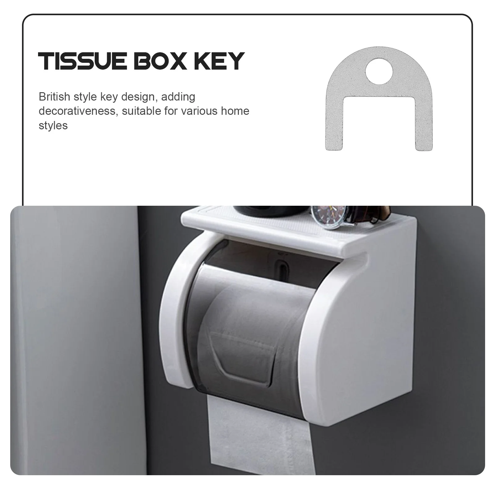 

Paper Towel Box Key Stainless Steel Commercial Hand Towel Dispenser Replacement Durable Tissue Holder Roll Paper Dispenser Tool